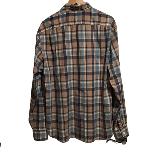 J. Crew men’s button-down classic shirt long sleeve plaid multicolor - Picture 2 of 6